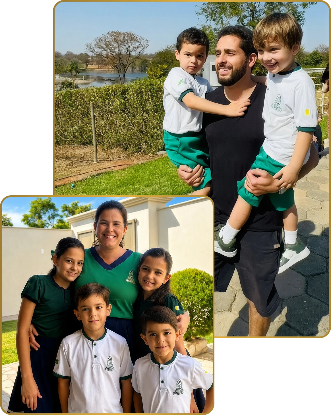 Famílias e alunos do Colégio Peregrinos