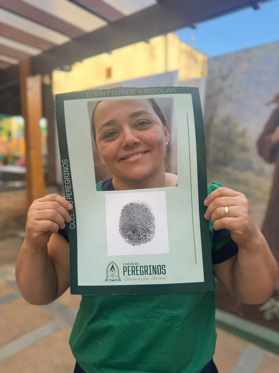 Alunos do Colégio Peregrinos em atividade pedagógica
