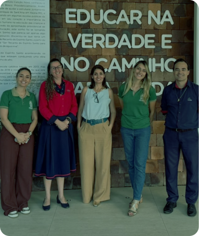 Equipe em formação do Instituto Peregrinos