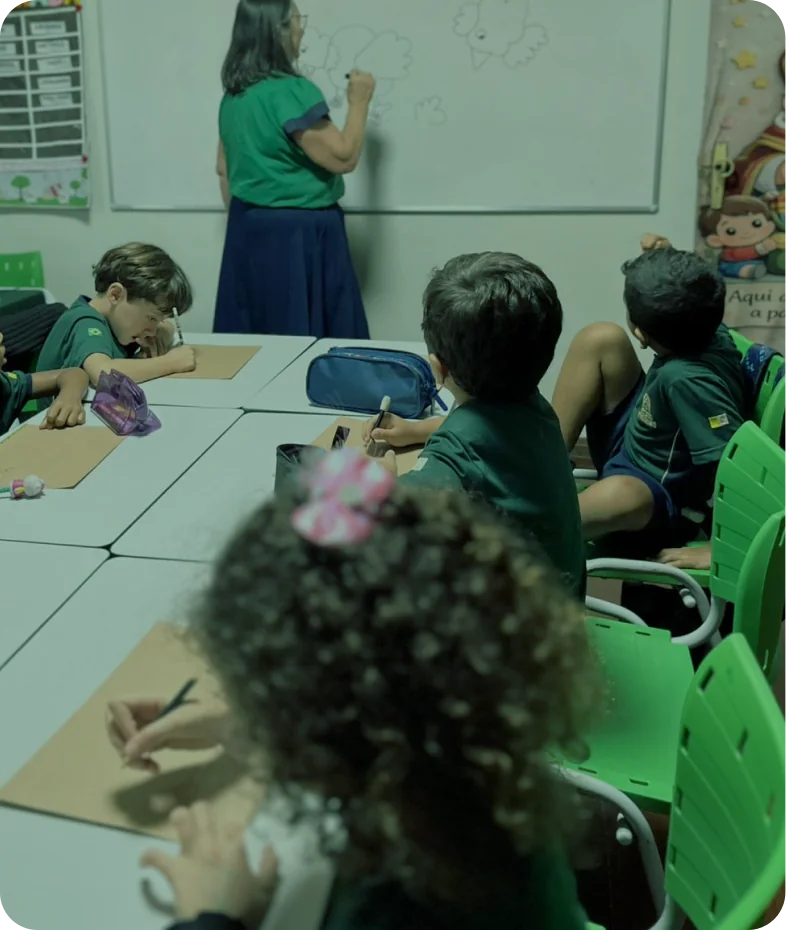 Alunos em aula